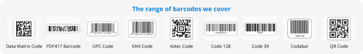 Veriable Barcode Range